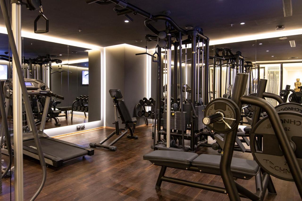 Xheko Imperial Luxury Hotel & Spa Tirana Kültér fotó The gym at the hotel
